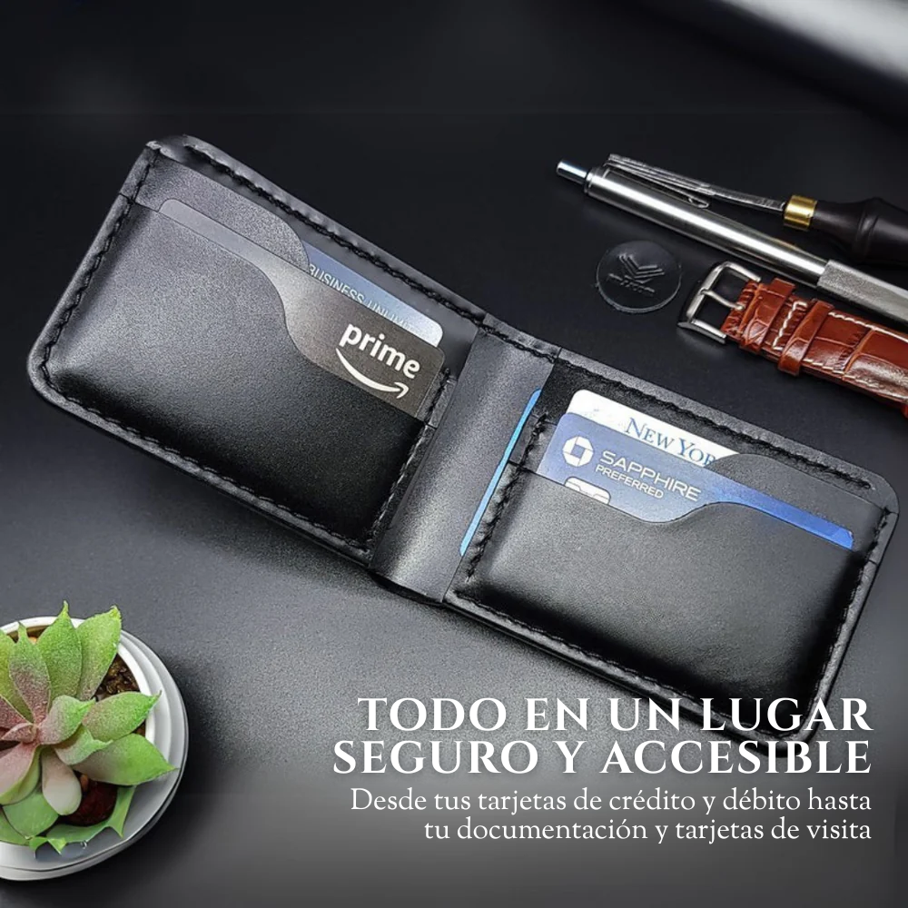 Rivaro™ | Billetera de cuero para hombre