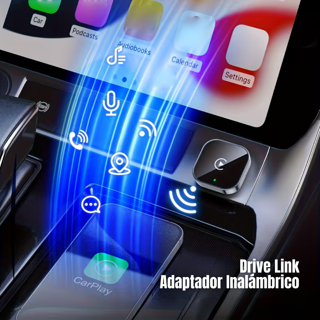 Drive Link: Adaptador Inalámbrico para CarPlay/Android Auto