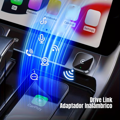 Drive Link: Adaptador Inalámbrico para CarPlay/Android Auto