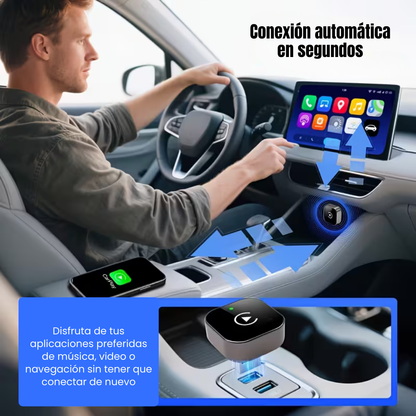 Drive Link: Adaptador Inalámbrico para CarPlay/Android Auto
