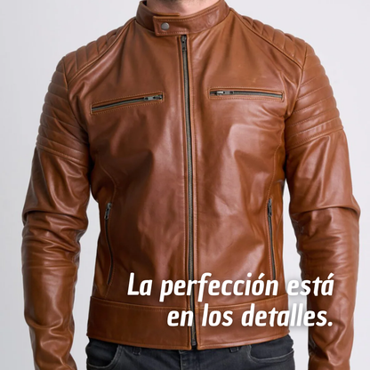 BlackVolt™– Chaqueta de Cuero Premium para Hombre