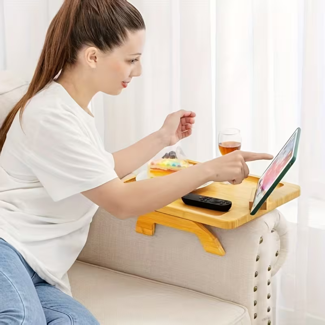 Easy Rest: Bandeja para Sofá Multifunción