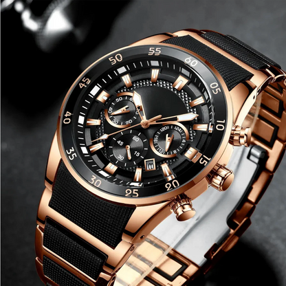 Cronox™ | Reloj de cuarzo multifunción para hombre