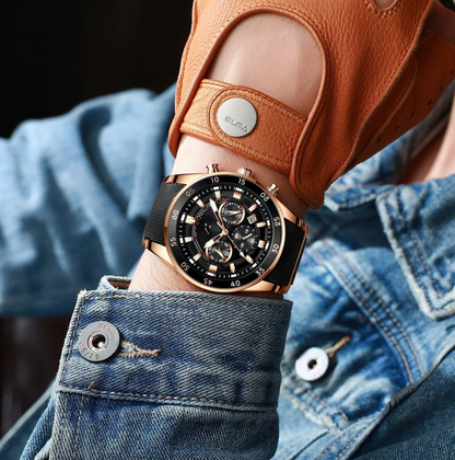 Cronox™ | Reloj de cuarzo multifunción para hombre