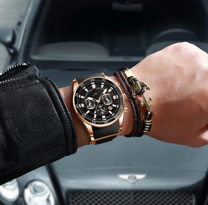 Cronox™ | Reloj de cuarzo multifunción para hombre