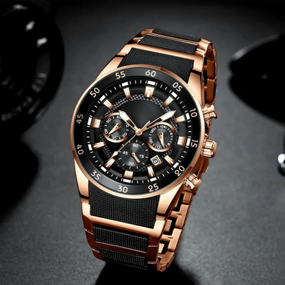 Cronox™ | Reloj de cuarzo multifunción para hombre