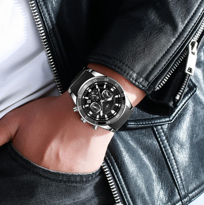 Cronox™ | Reloj de cuarzo multifunción para hombre