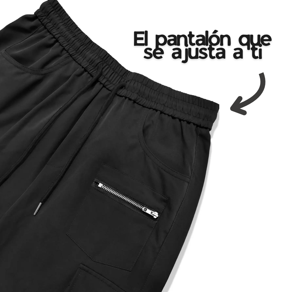 FlexCargo™ – Pantalón Cargo Elástico de Hombre