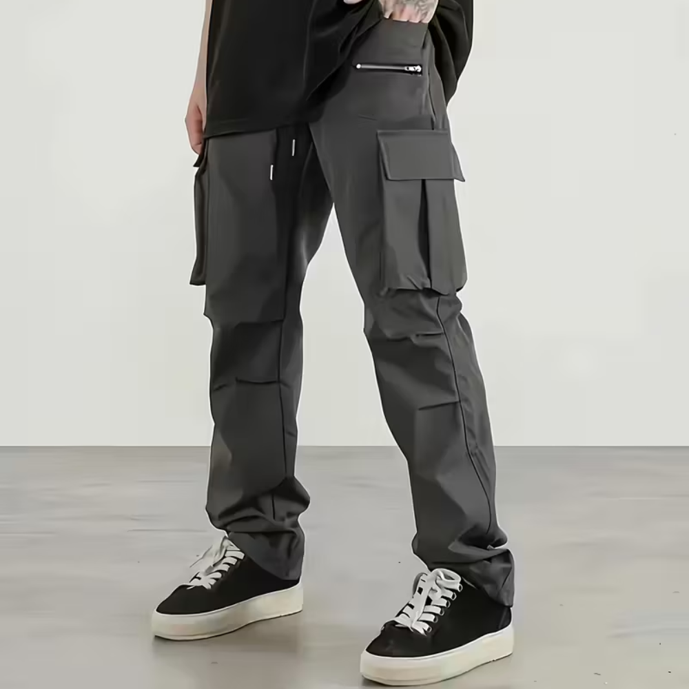 FlexCargo™ – Pantalón Cargo Elástico de Hombre