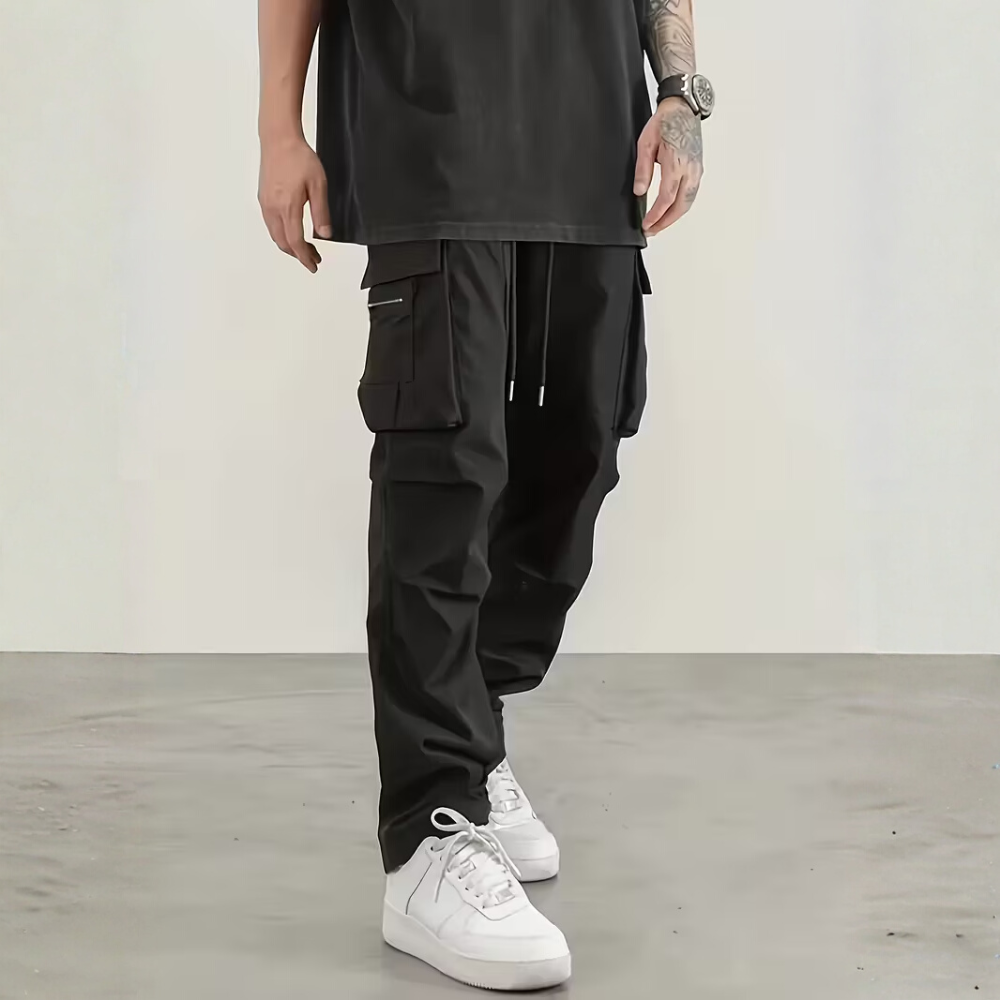 FlexCargo™ – Pantalón Cargo Elástico de Hombre