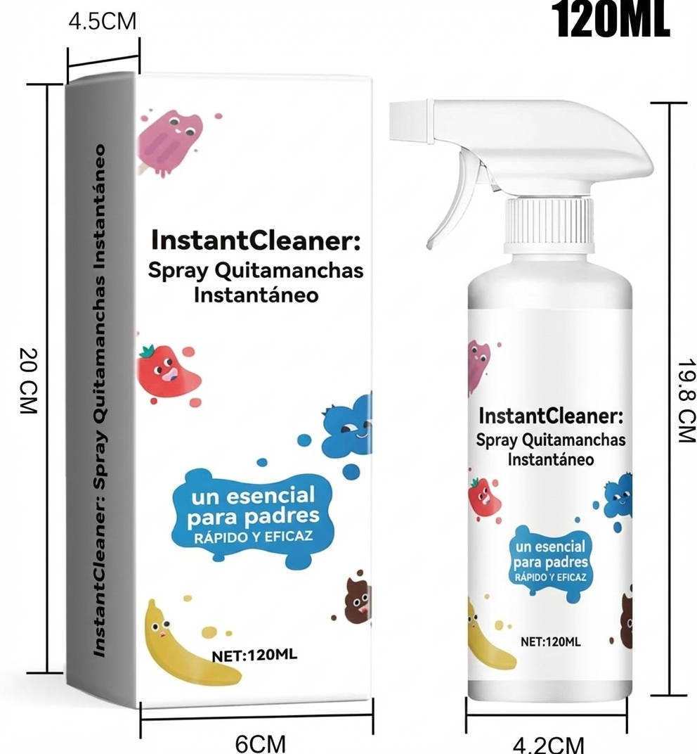 InstantCleaner: Spray Quitamanchas Instantáneo