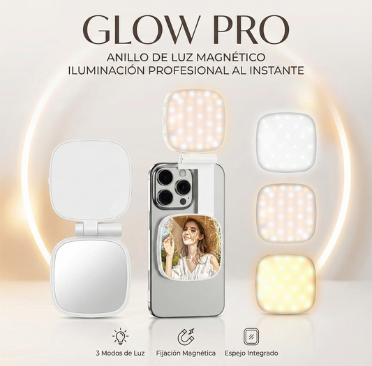 Glow Pro: Anillo de Luz Magnético para Móvil