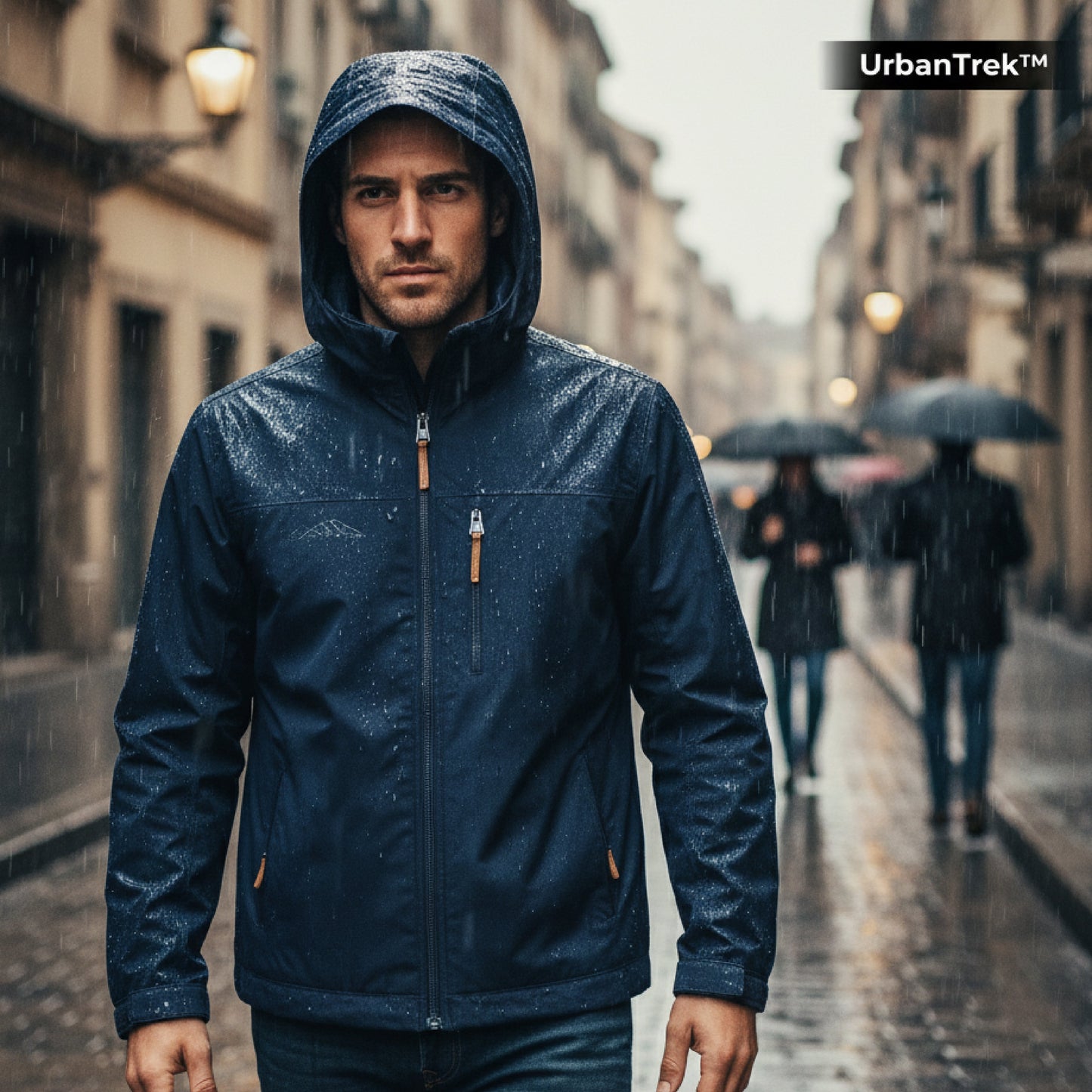 UrbanTrek™ – Chaqueta Impermeable & Térmica de Hombre