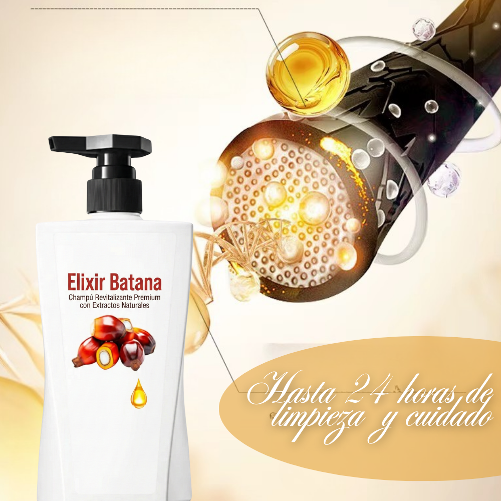 Elixir Batana | Champú Revitalizante Premium con Extractos Naturales