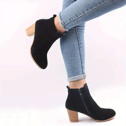 Elevia™ – Botines de Plataforma Elegantes para Mujer